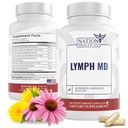 リンパMD - リンパ排水サプリメント - Bromelain、Echinacea、Burdock Root、Dandelion、Rutin、Kolp&More - 女性&男性のためのリンパシステムサポート - 60カプセル