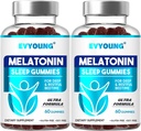 EVYOUNG Melatoninのガミー、大人のための急なサポート、60日の供給までの1000のmcg Melatonin 120のガミー、睡眠のための補足