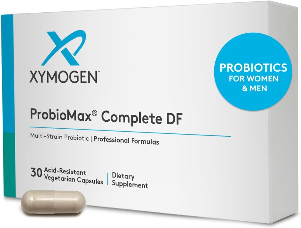 XYMOGEN ProbioMax毎日100B - 100億CFU Probioticサプリメント - 乳酸菌+ビフィドバクテリア乳液 - 元プロビオマックスDF(30耐酸カプセル)