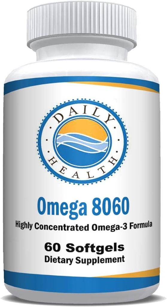 オメガ8060 2400mgオメガ3の魚油の接合箇所の健康の補足60のsoftgel - 1か月の供給