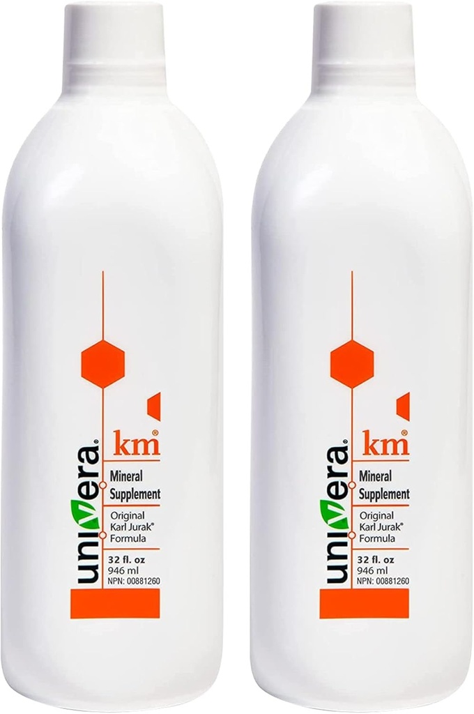 Univera KM ミネラルサプリメント | オリジナル カール ジュラ フォーミュラ | カリウム・ビタミンの豊富 | pH バランスを安定化 | ダイジェクションサポート + 栄養素吸収剤 | ナチュラル フィトトリエント | 60 日 供給