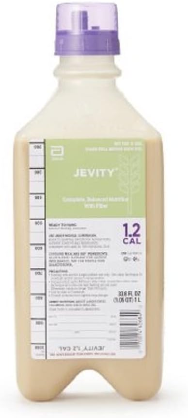 JevityのプラスのRossのReady-to-Hang 1.2 Cal/Mlの特許を取られた繊維のブレンドが付いている高いNitrogenの液体の栄養物はアダプターの帽子との1000のMl - 8の1箱
