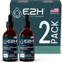 E2H Breastfeedingサプリメントと授乳サポート - 液体授乳サプリメント - Fenugreek、ミルクアザミ、フェンネルなどが含まれています - アルコールなし - ビーガン(2本)
