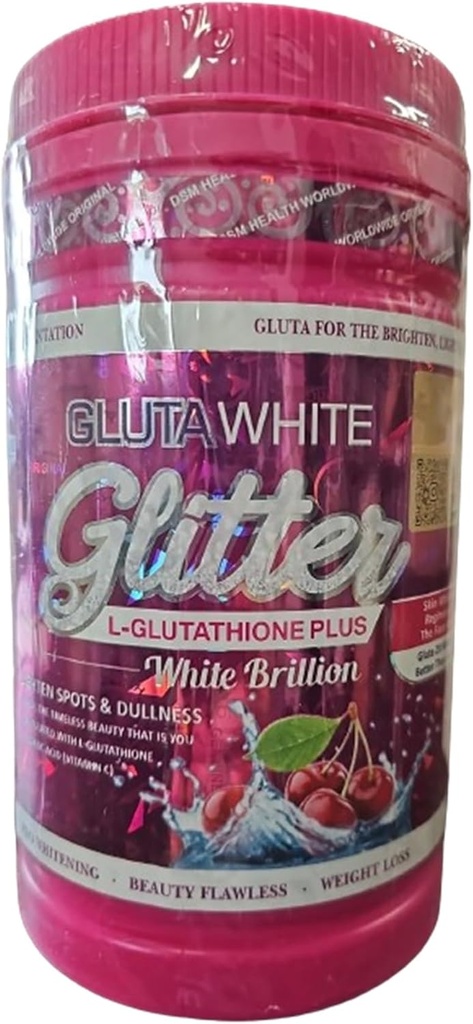 Phyto Gluta White Glitter L-Glutathione Plus Gluta Berry | Skin Whitening Supplement 750Gr 26.4oz