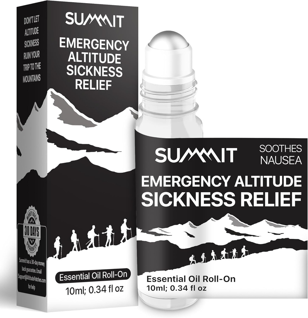 SUMMIT 高度の病気の緊急ロール・オン (10 ml) | 緊急の高度の病気の吐き気の救助を提供 | 高度の関連の吐き気及び頭痛を取り除きます | 高度の病気の薬