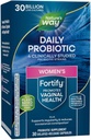 Nature's Way Fortify Daily Probiotic for Women, 30 Billion Live Cultures, 10 Strains, Prebiotics and Probiotics for Women, Supports Digestive and Immune Health* No Refrigeration Required, 30 Capsules