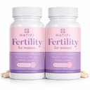 Natifi (2本のびんの豊饒のプレナタル ビタミンの調整周期のバランスのホルモン、援助の排卵。 女性のための概念のMultivitamin。60は葉酸、Myoのイノシトール、Vitexをおおいます