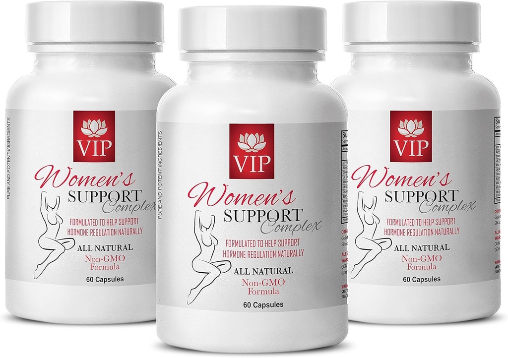 ホットフラッシュ更年期リリーフ - 女性のサポートコンプレックスナチュラル - リコリスルートエキス - 3ボトル(180カプセル)