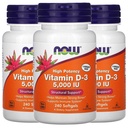 今ビタミンD-3 5000 IU、240 Softgels、3のパック