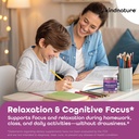 種別L-テアニンガミー200mg – ビーガンカルム & 大人のためのフォーカスサプリメント & キッズエイジ4 + – 混合ベリーケブル, 低砂糖, 非眠気*