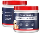 ペット(犬、猫、ウサギなど)のためのActivHealth消化酵素とプロバイオティクス2のペットパックのためのGenefloraによる125 mg、120サービング)