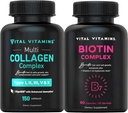 ビタミンの多コラーゲンの丸薬+Biotinの複雑な丸薬
