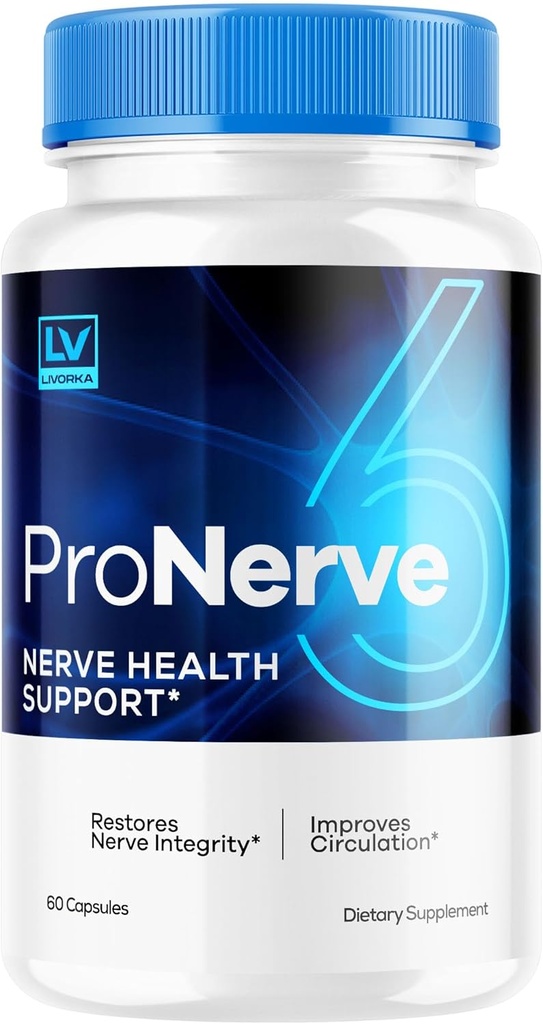 LIVORKA Pronerve 6、Nerve Health Support Advanced Formula - 60カプセル1ヶ月