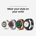 Samsung Galaxy Watch 6 Bespoke Edition 44mm独占Bluetooth Smartwatch、健康、フィットネス、睡眠追跡者、心拍数モニター、サファイアクリスタルガラス、米国版、グラファイトバンド、ミラノブラック