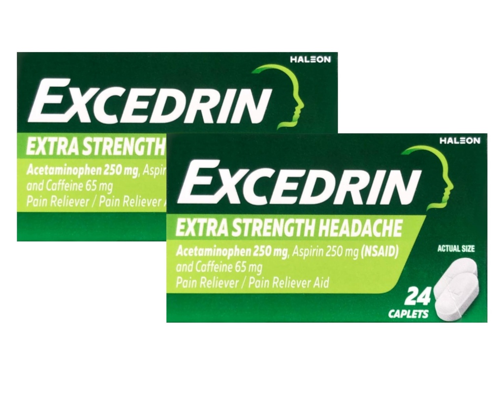 Excedrin 余分な強さ - 24 の小冊子、2 のパック