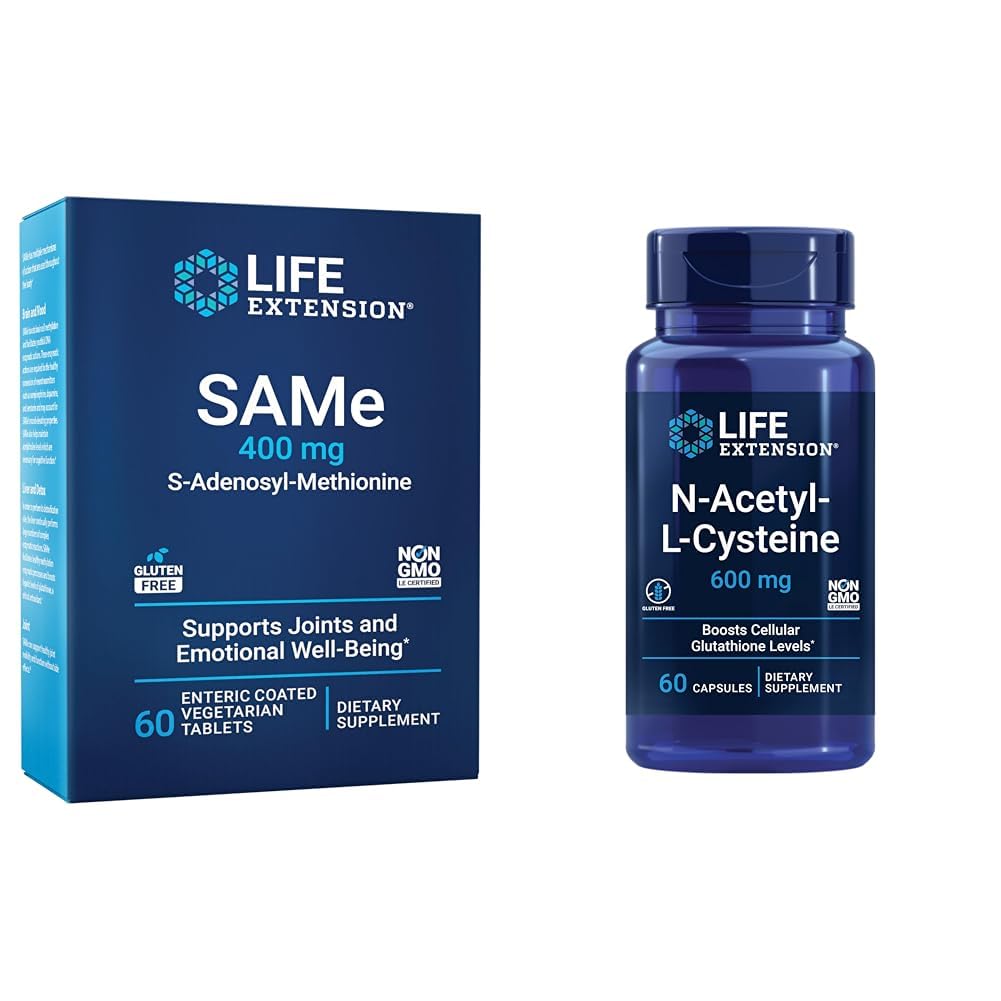 生命延長同じ400mg及びNアセチルL-Cysteine 600mg - 60の計算の肝臓、接合箇所及び免疫サポート