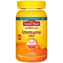 Nature Made Wellblends ImmuneMAXグミー、ビタミンC 1000mg +亜鉛、セレン、ビタミンD3 5000 IU、免疫サポートサプリメント、42グミー