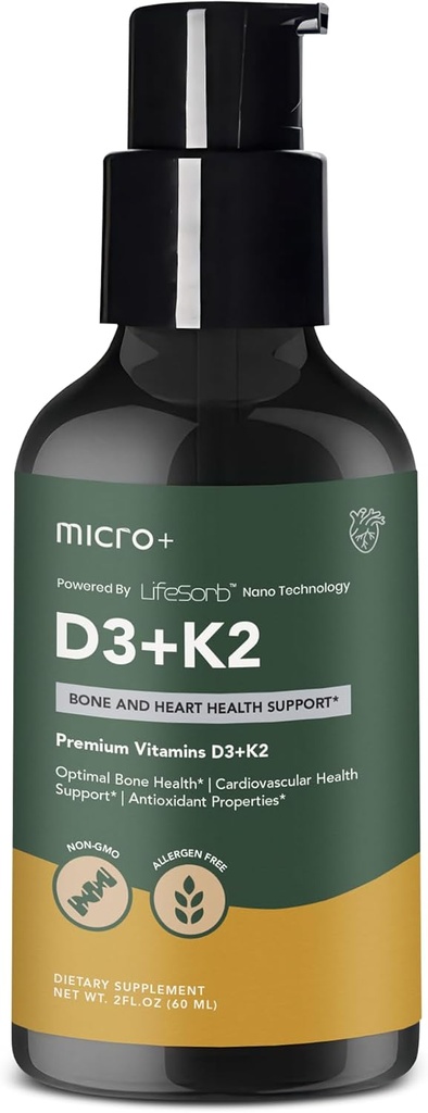D3K2+によるLifeSorbの技術のMicro+のビタミンの補足- D3 K2の補足、骨及び免疫の健康