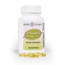 GeriCare 高機能ビタミンEカプセル - 皮膚と免疫のサポートのための100 IU、45mg | 100 カウント | 女性と男性のための有機ビタミンE