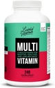 LIVELY VITAMIN CO.マルチビタミン - 37ビタミンミネラルと抽出物 - エネルギー - 記憶 - 免疫機能 - 心臓 - 焦点 - 気分 - 抗酸化物質 - 酪農グルテンフリー - 240ベジタリアンカプセル