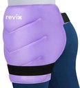 革紐が付いているREVIXの余分大きいヒップのアイスパックの覆い、ヒップの取り替え、Thigh、肩及び背部のための再使用可能なゲルのアイスパック、柔らかさの風邪の圧縮の回復キット