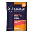 GUエネルギーロクタン超耐久性エナジードリンクミックス, 完全菜食主義者の, グルテンフリー, コーシャ, 35カフェインのmg, そして、任意のトレーニングのためのDairy-Free n-the-Goエネルギー, 10 シングルサービングパケット, トロピカルフルーツ