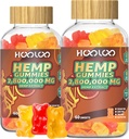 Happierの就寝時間及び焦点のためのHOOLOOの麻のグミー、余分強さ2,800,000mg Hempの油によって注入されるガミーは、米国でなされるフルーツ、砂糖を放します、120ctの食用食用、耐えます