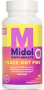 MIDOL Supplements Peace Out PMS, PMS Support Supplement, Formulated with Chasteberry to Help Ease Breast Tenderness & Mild Mood Changes, Also with Ginger Powder & Valerian Extract, 30 Count