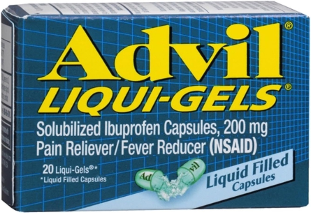 Advil 200mgリキゲル20 ea(12のパック)