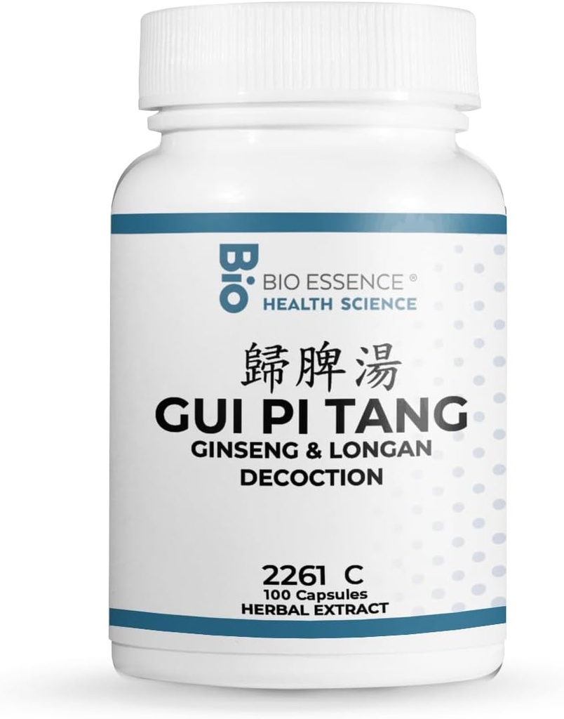 2261C GUI Pi Tang/Ginseng&Longan Decoction 100カプセル/瓶(2本入)