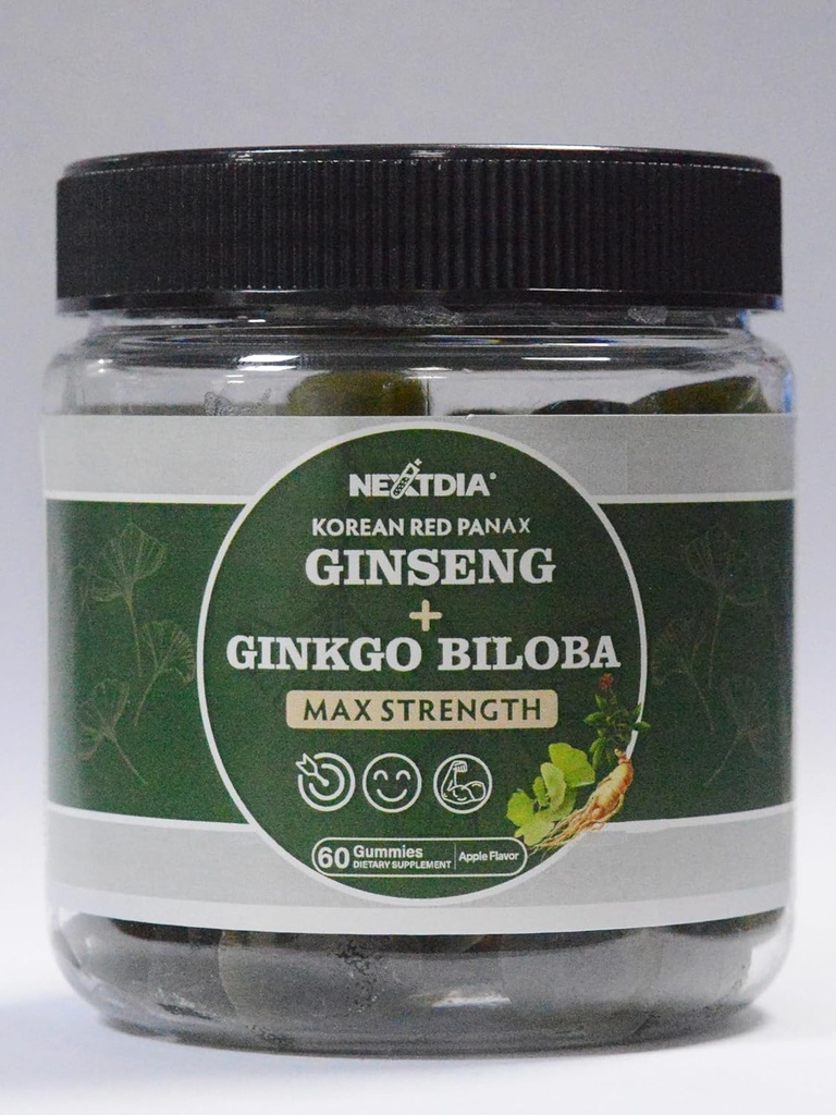砂糖の自由なGinkgoのBilobaのグミー2Pack
