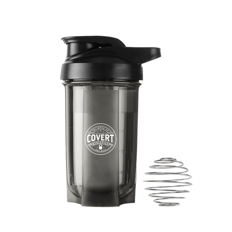 Unicorn Co X Covert アスレチック 2024 シェーカー、プリワークアウト、16oz (黒)
