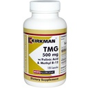 TMG (Trimethylglycine) 500のmg w/Folinicの酸及びB12のカプセル- Hypo 120のカプセル