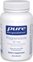 Pure Encapsulations Pregnenolone - 30 mg - Hormone Support - Memory Support & Brain Supplement - Gluten Free & Vegan - 180 Capsules