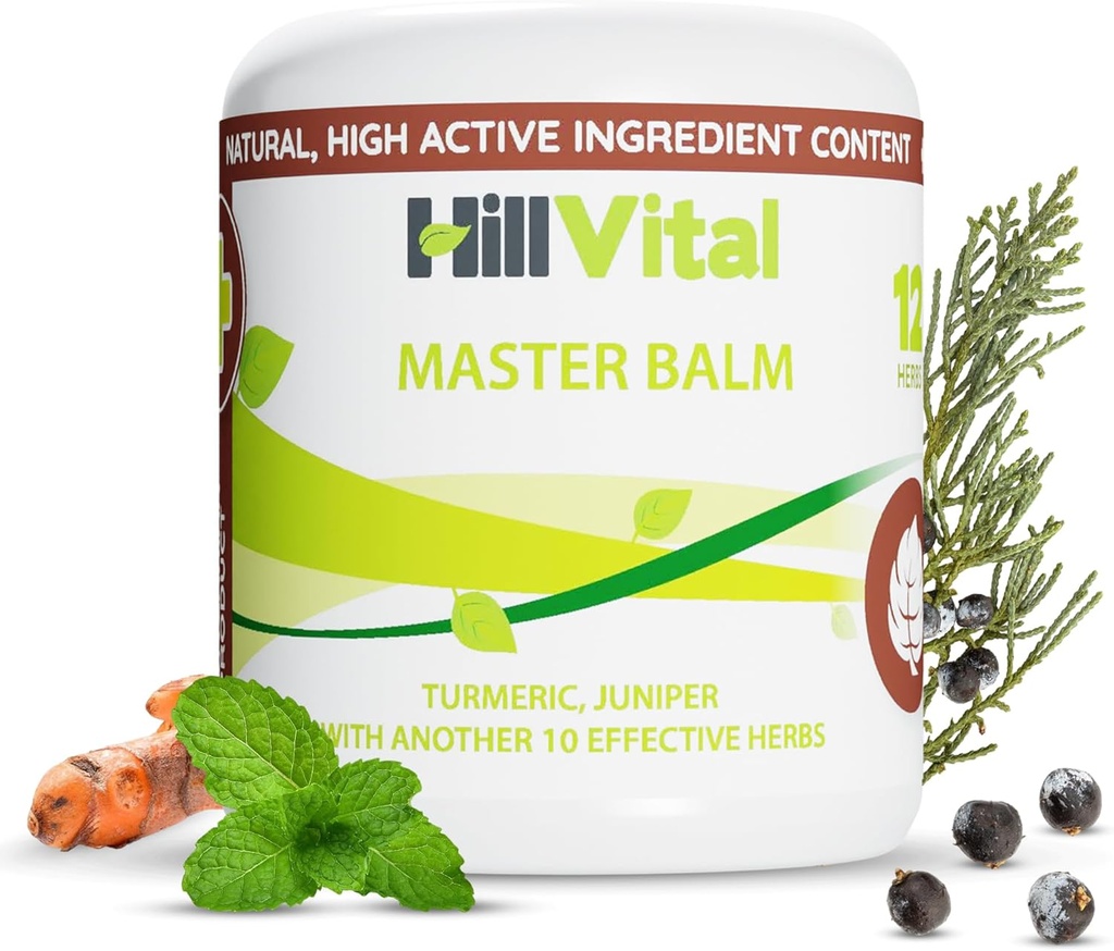 HillVital Rheumatic, Arthritis Pain Gel Extra Strength - Potent Rheumatoid Arthritis Pain Relief Cream, Turmeric-Arnicar Gel Ache Reliever for Sore Muscle, Relief for Joints, Tendons, Natural Solution