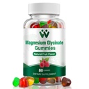 マグネシウムのGlycinateのグミ400のMg、L-Threonate、Calcium及びビタミンB6+D3の80の計算のマグネシウムのGlycinateのガミはフルーツの味を混合しました