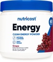Nutricostエナジードリンクパウダー(60サービング) - 天然風味のプレワークアウトサプリメント - 非GMO、グルテンフリー