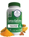 健康のThru Nutrition Curcu-Gel 650mg BCM-95® Curcugreen Turmeric Curcumin| 高吸収性 | ヘルシーな炎症反応 | 臨床的に研究 | 3rd Party Tested | 非GMO(60個入り)