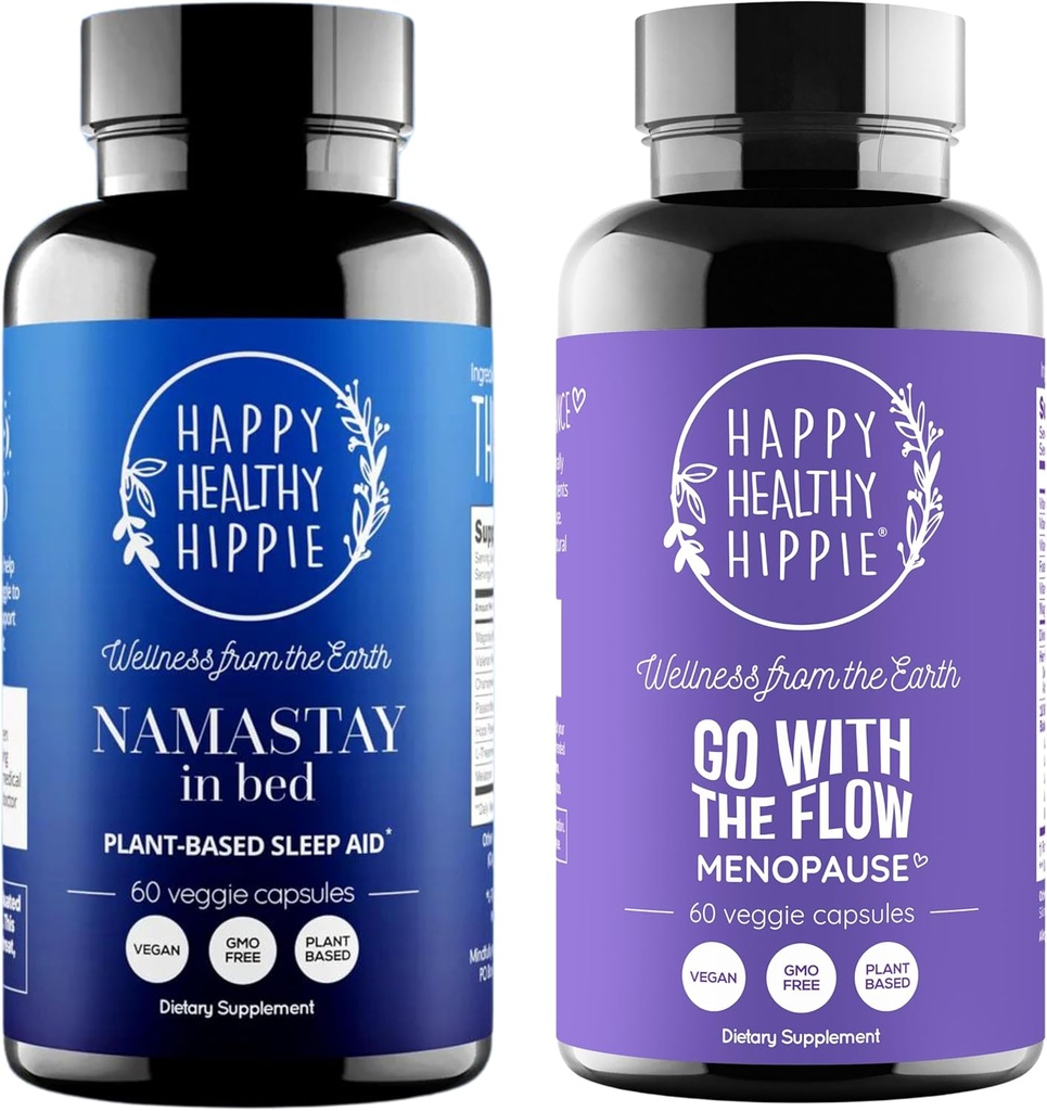 幸せで健康なHippieは流れの更年期サポート及び自然な睡眠の補足と行きます