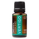 Nature's Fusions Vertigoリリーフ、ジンジャーオイルナセアリリーフエッセンシャルオイルブレンド(15ml) - 動きの病気の軽減、朝の病気の救済、めまいの救済、およびVertigo薬w /ペパーミント