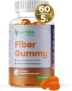 LaPura Prebiotic Chicory Root 繊維の Gummy 5g、60 Gummies - サポート消化器の健康、Prebiotic 植物ベースの繊維のブレンド-オレンジ及び混合された果実味-非GMO、グルテンフリー、米国製