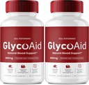 Glyco Aidの丸薬の高度の血サポート方式の補足、GlycoAidの血のカプセル-最高の強さ、Glyco Aidすべての自然な方式の丸薬、GlycoAidのカプセルの血サポート レビュー(2パック)