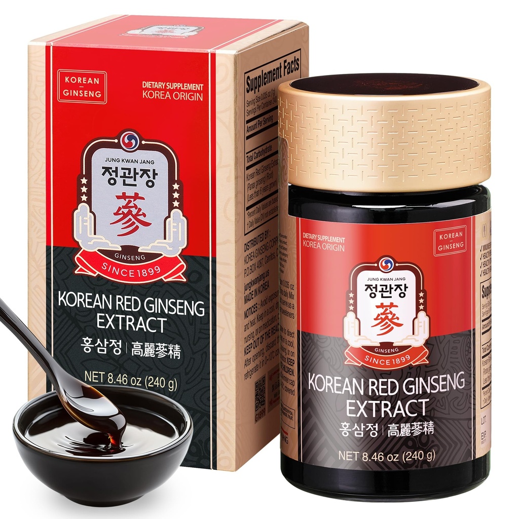 CheongKwanJang [韓国の赤いPanaxのGinsengのエキスの余分強さ、エネルギー ブースト、性能、ブーストの免疫システム、スタミナ、血循環および精神保健サポート、記憶、生産性- 240g