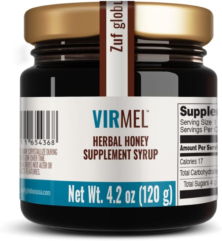 Zuf Globus: VirMEL | 健康な免疫反応をサポート | 全自然 | ハニーサプリメント | 植物学