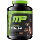 MusclePharmのコンバットの蛋白質の粉、チョコレート ミルクの味、生産的なワークアウトのための燃料筋肉、5つの蛋白質の源はWheyの蛋白質の隔離剤及び卵のアルブミン、グルテンフリー、4.2のlb、52のサービングを含んでいました