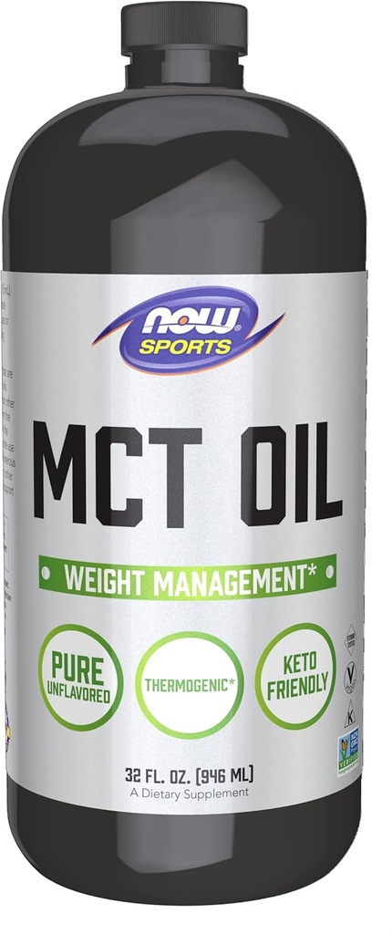 NOWの食糧スポーツの栄養物、MCT (中鎖のtriglycerides)オイル14のgの重量管理、液体、32のOunce