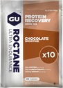 GU Energy Roctane Ultra Endurance Protein Recovery Drink Mix, Gluten-Free and Kosher Dairy, Recovery Support After Any Workout, 10 Single-Serving Packets, Chocolate Smoothie