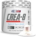 EHP Labs CREA-8 Micronizedのクレアチンの一水化物の粉-筋肉成長のためのUnflavoredのクレアチンの粉、高められた強さ、高められたエネルギー出力および改善された性能- 100のサービング(500g)
