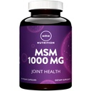 MRM栄養 MSM 1000mg | 純メチルスルフォニル・メタンカプセル | 関節・髪・肌・ネイルサポート | 生体用サルファーサプリメント | ヴィーガン + グルテンフリー | 120 サービング