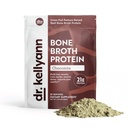 Dr. Kellyann Keto Bone Broth Protein Powder Chocolate - Protein 21g, 2g Net Carbs - Grass Fed Hydrolyzed Collagen - Sugar, Gluten and Dairy Free, Paleo, Keto Protein Shakes (30 サービング)
